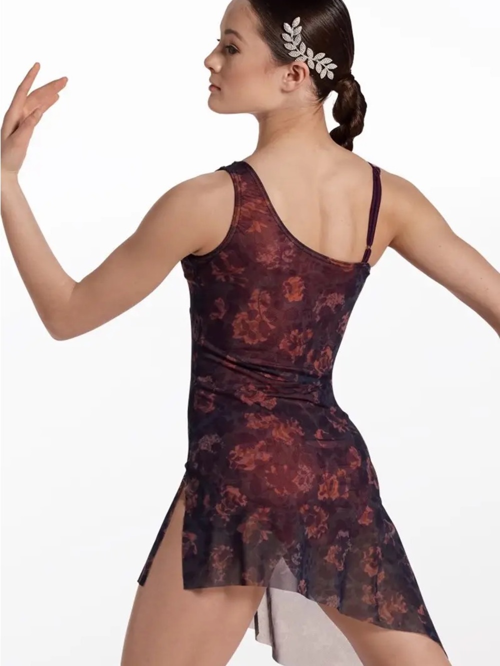 Weissman’s style 18130 in size MC. NWOT. Dance recital costume in Burgundy.